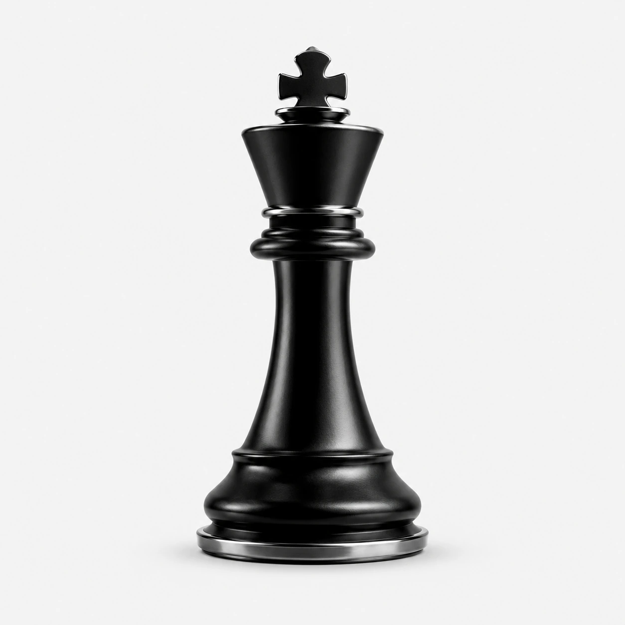 Black king chess piece representing AI and automation